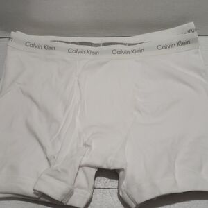 Calvin Klein new white boxer bundle
